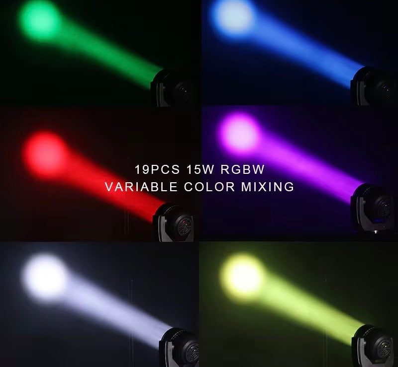 19x15w RGBW LED WASH Robotlámpa