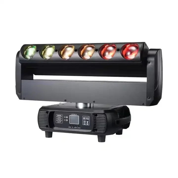 6x40w RGBW LED dual mozgófejes ledbar