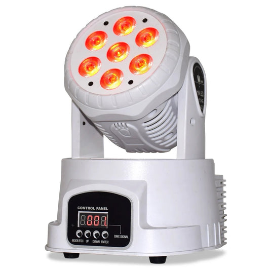 7x12w RGBW 4in1 LED robotlámpa