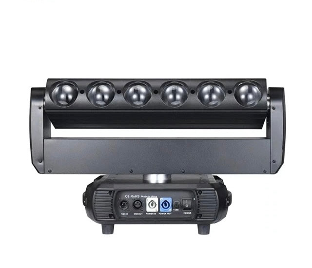 6x40w RGBW LED dual mozgófejes ledbar