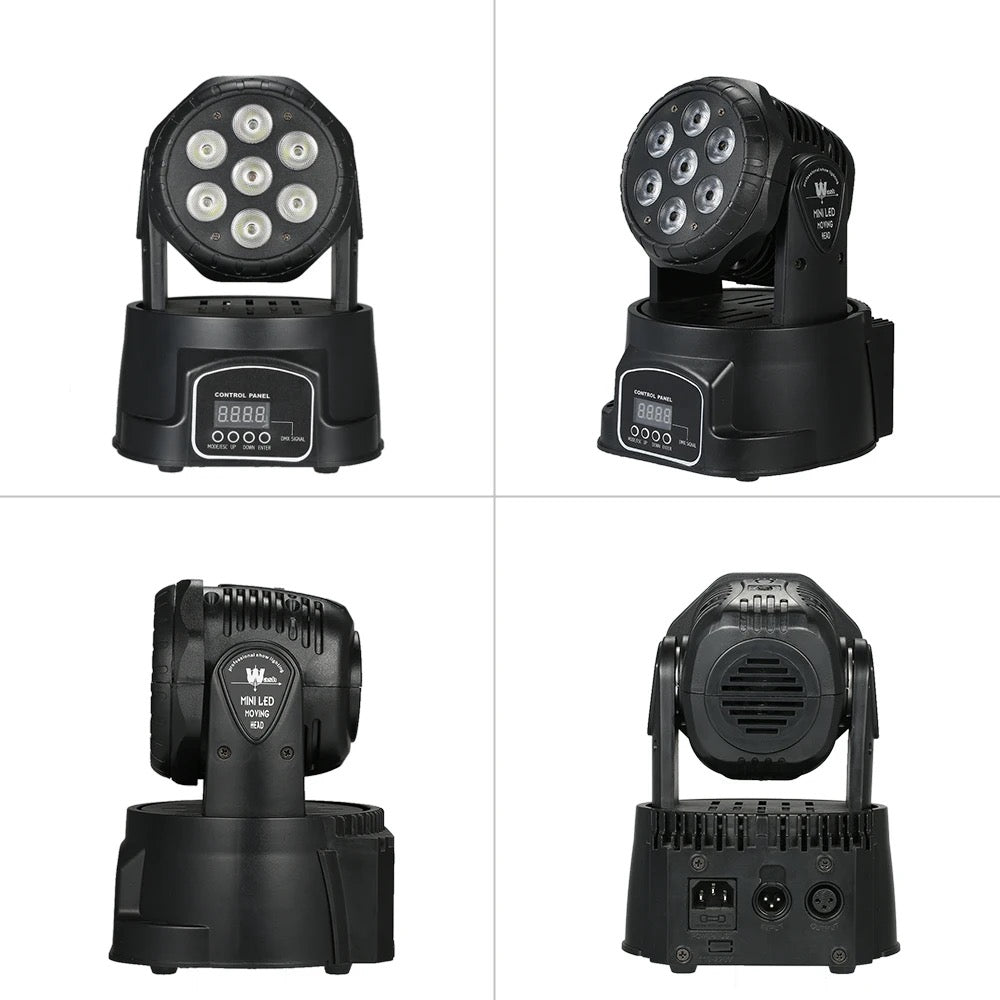 7x12w RGBW 4in1 LED robotlámpa