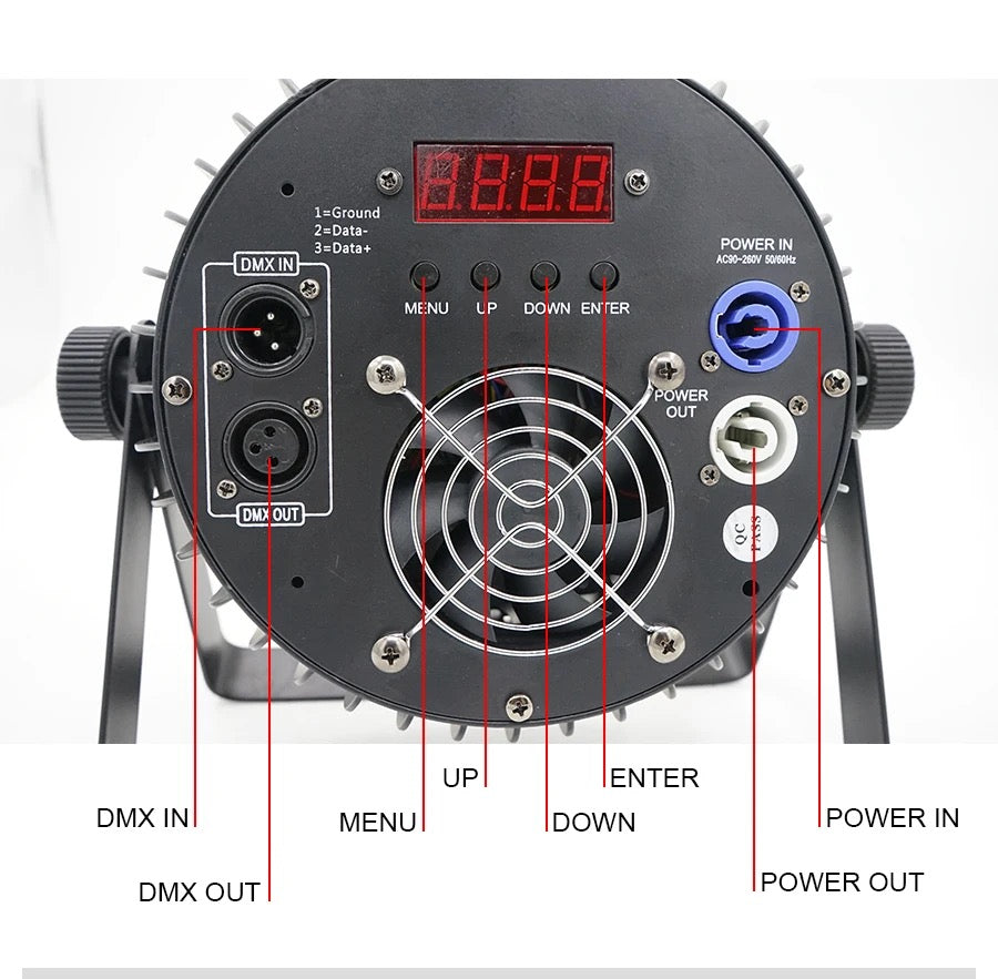 18x12w RGBW LED par