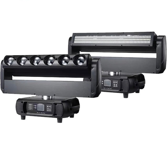 6x40w RGBW LED dual mozgófejes ledbar