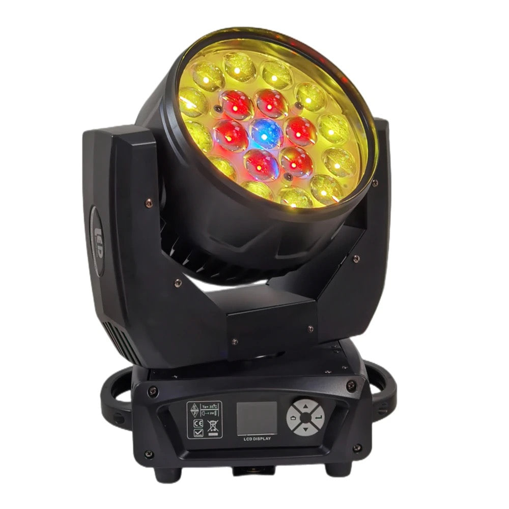 19x15w RGBW LED wash robotlámpa