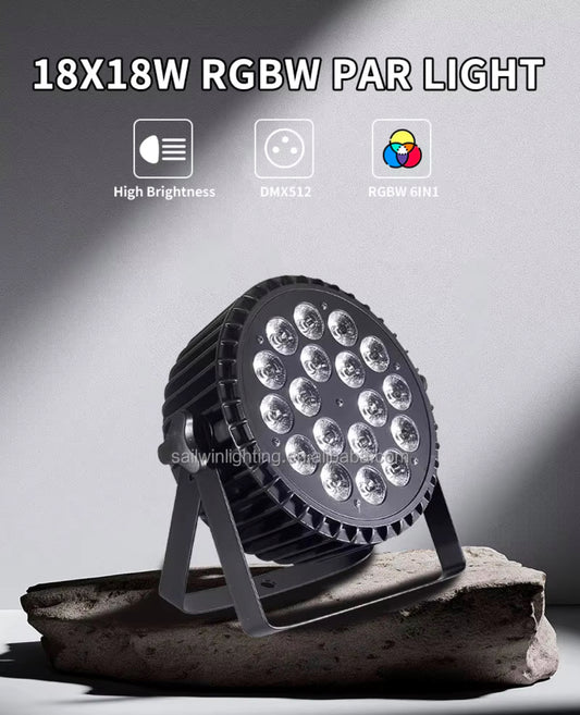 18x18W 6in1 RGBAW UV Ledpar