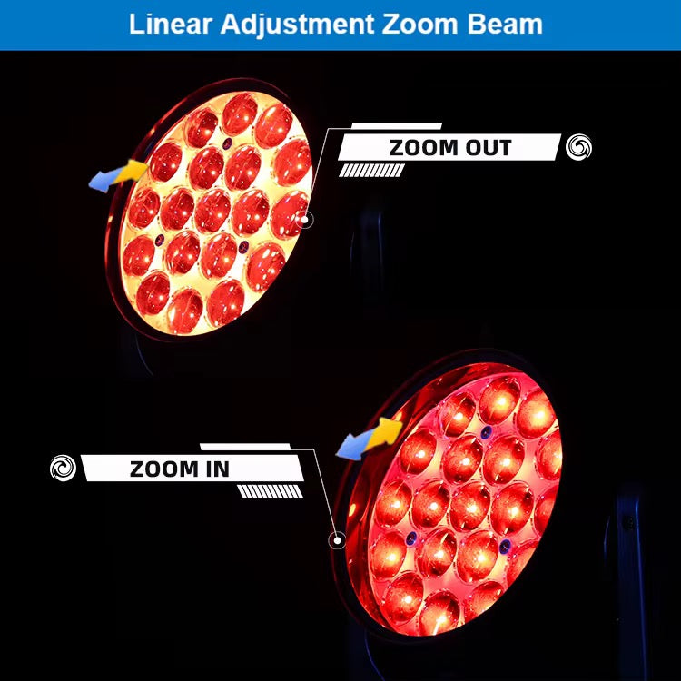 19x15w RGBW LED WASH Robotlámpa