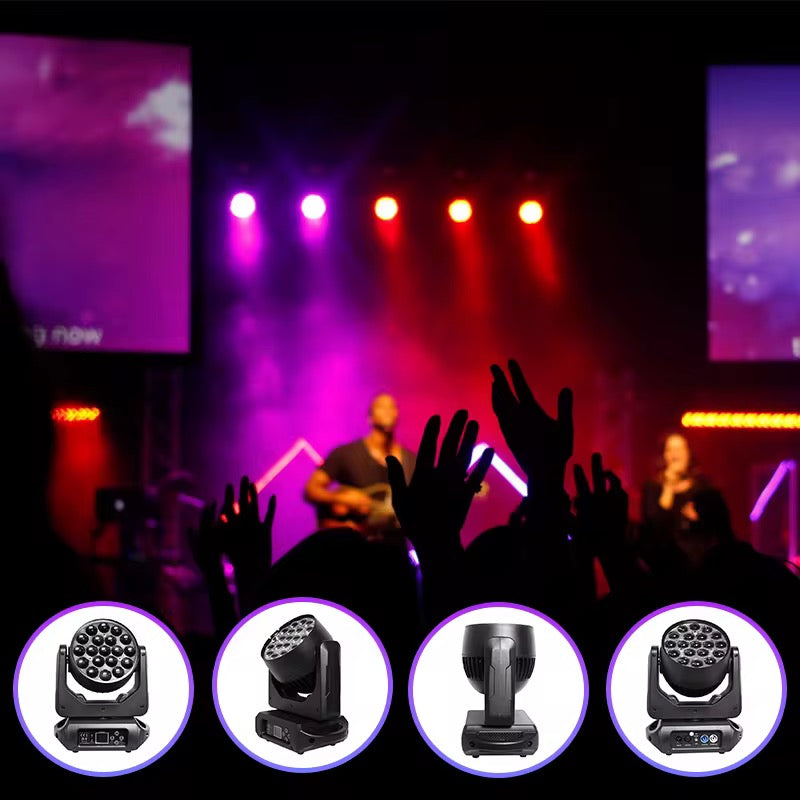 19x15w RGBW LED WASH Robotlámpa
