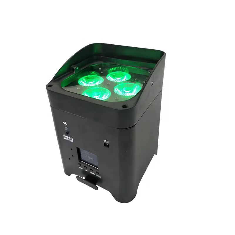 4x18W RGBAW-UV Akkumlátoros LED par