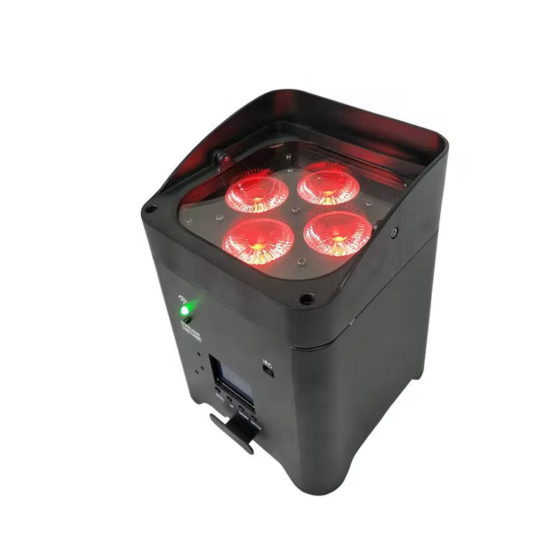 4x18W RGBAW-UV Akkumlátoros LED par
